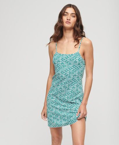 Women's Printed Cami Jersey Mini Dress / Crescent Moon Print - Size: 12 - Superdry - Modalova