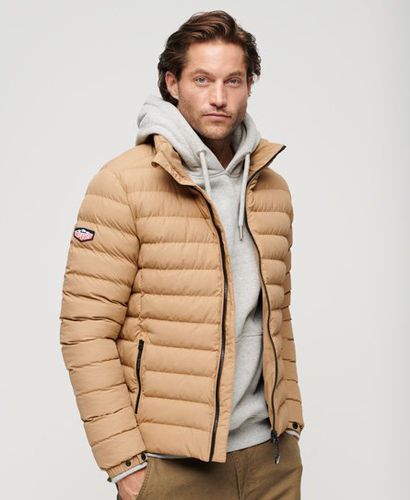 Men's Fuji Embroidered Padded Jacket / Woodsmoke - Size: XL - Superdry - Modalova