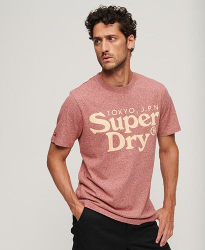 Men's Venue Classic Logo T-Shirt Red / French Navy/rich Red/winter - Size: S - Superdry - Modalova
