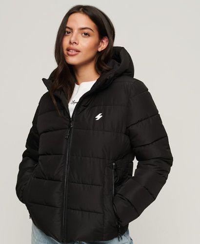Women's Hooded Spirit Sports Puffer Jacket - Size: 10 - Superdry - Modalova
