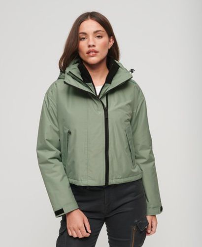 Women's Code SD-Windcheater Jacket Green / Light Jade Green - Size: 10 - Superdry - Modalova
