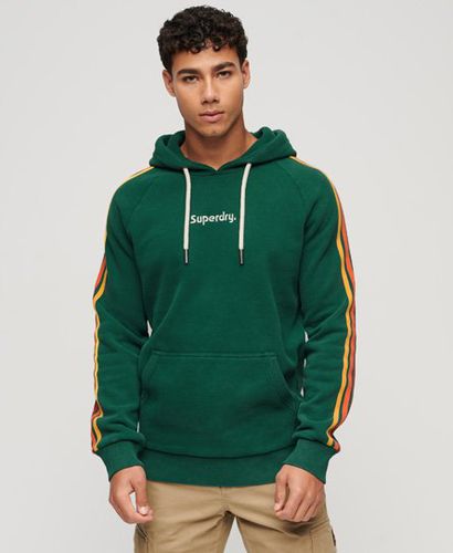 Men's Terrain Logo Hoodie mit Streifen an den Ärmeln - Größe: M - Superdry - Modalova