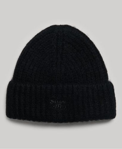 Women's Rib Knit Beanie Hat - Size: 1SIZE - Superdry - Modalova
