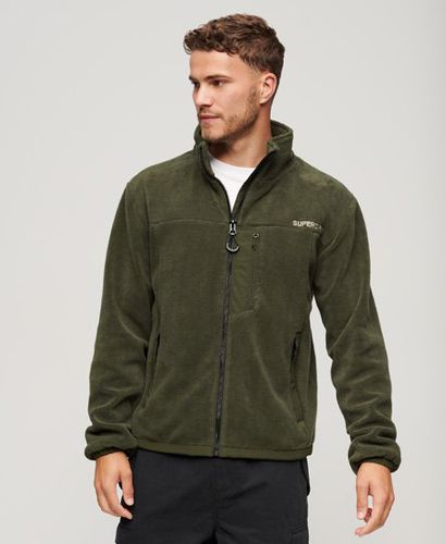 Mens Lightweight Embroidered Fleece Trekker Jacket, , Size: L - Superdry - Modalova