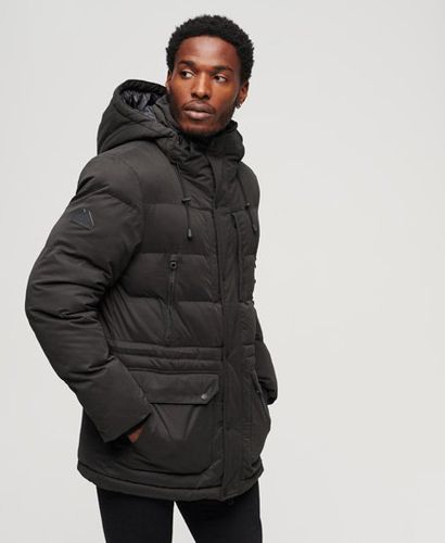 Men's Hooded Parka Coat Black / Noir - Size: M - Superdry - Modalova