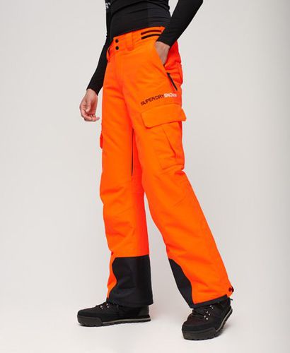 Men's Sport Ski Ultimate Rescue Trousers Orange / Neon Sun Orange - Size: L - Superdry - Modalova