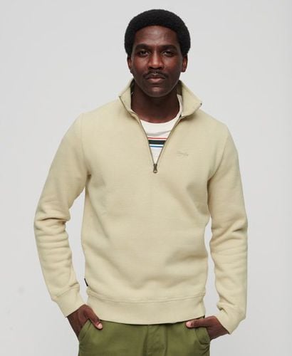 Herren Essential Sweatshirt mit Halblangem Reißverschluss - Größe: XL - Superdry - Modalova