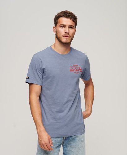 Men's Workwear Scripted Graphic T-Shirt / Tidal Slub - Size: M - Superdry - Modalova