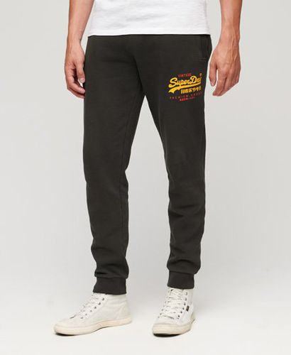 Men's Classic Vintage Logo Heritage Joggers Black / Washed Black - Size: L - Superdry - Modalova