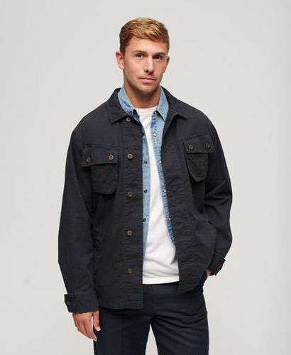 Men's Military Overshirt Jacket / Eclipse - Size: L - Superdry - Modalova