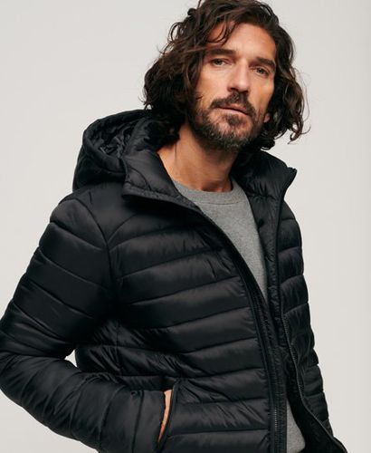 Men's Fully lined Hooded Fuji Sport Padded Jacket, , Size: L - Superdry - Modalova
