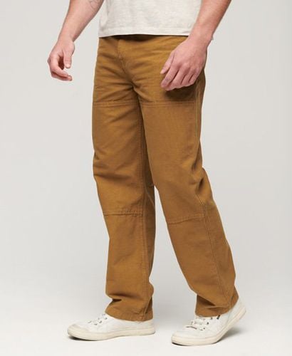 Men's Carpenter Pants Brown / Denim Co Tobacco Brown - Size: 29/32 - Superdry - Modalova