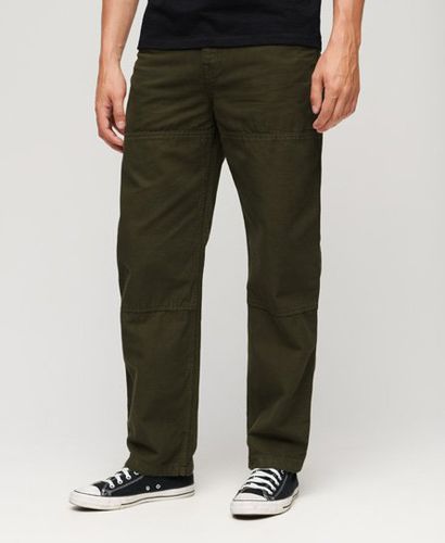 Men's Carpenter Pants Green / Rich Moss Green - Size: 28/32 - Superdry - Modalova