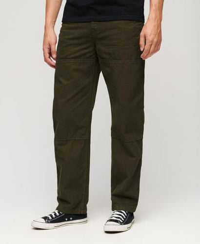 Men's Carpenter Pants Green / Rich Moss Green - Size: 30/32 - Superdry - Modalova