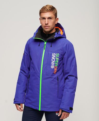 Men's Sport Ski Freestyle Core Jacket Blue / Everton Blue - Size: L - Superdry - Modalova