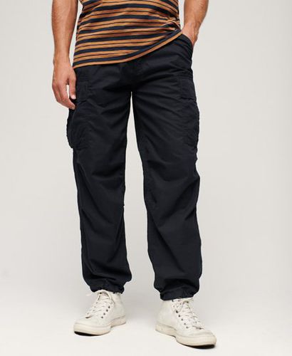 Men's Organic Cotton Vintage Parachute Cargo Pants Navy / Eclipse Navy - Size: 30/32 - Superdry - Modalova