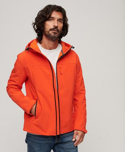 Men's Classic Fleece Lined Softshell Hooded Jacket, , Size: XL - Superdry - Modalova