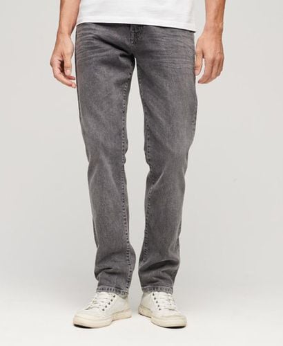 Men's Vintage Slim Straight Jeans Grey / Clinton Used Grey - Size: 28/32 - Superdry - Modalova