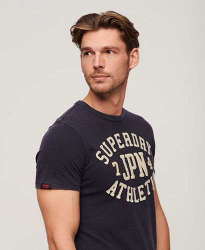 Men's Vintage Athletic Short Sleeve T-Shirt / Eclipse - Size: L - Superdry - Modalova