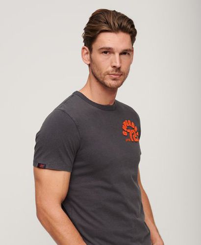 Men's Vintage Athletic Short Sleeve T-Shirt / Graphite Black - Size: Xxl - Superdry - Modalova
