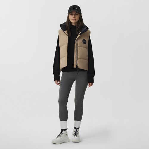 Kurze Grandview Weste mit schwarzem Label (Weiblich, , XS) - Canada Goose - Modalova