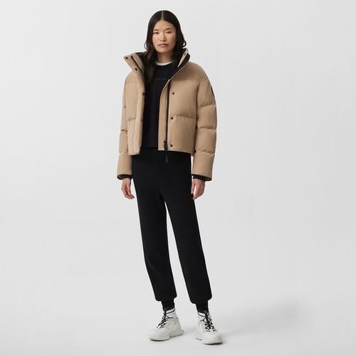 Grandview Cropped Jacket Black Label (Women, , M) - Canada Goose - Modalova