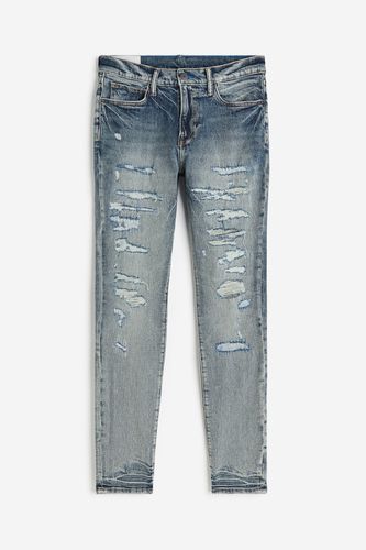 Skinny Jeans Denimblau in Größe 31/30. Farbe: - H&M - Modalova