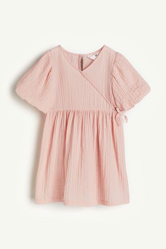 Kleid mit Puffärmeln Rosa, Kleider in Größe 122. Farbe: - H&M - Modalova