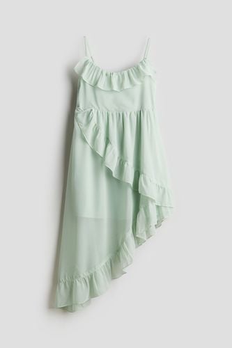 Asymmetrisches Kleid mit Volants Mattes Mintgrün, Kleider in Größe 152. Farbe: - H&M - Modalova