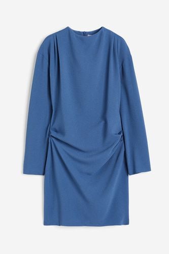 Drapiertes Kleid Taubenblau, Alltagskleider in Größe XL. Farbe: - H&M - Modalova