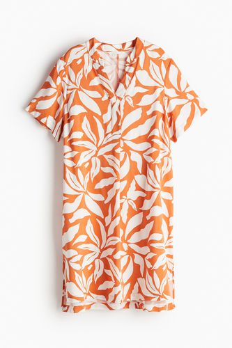 Tunikakleid aus Viskose Orange/Gemustert, Alltagskleider in Größe S. Farbe: - H&M - Modalova