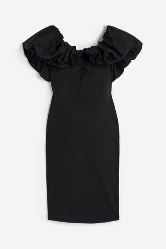MAMA Off-Shoulder-Kleid Schwarz, Kleider in Größe S. Farbe: - H&M - Modalova