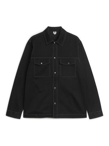 Overshirt aus Baumwolltwill Schwarz, Freizeithemden in Größe 46. Farbe: - Arket - Modalova