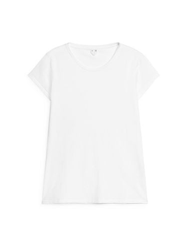 T-Shirt aus Baumwollstretch Weiß, Jogginghosen in Größe XXS. Farbe: - Arket - Modalova