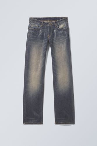 Tief sitzende beschichtete Jeans Arrow , Straight in Größe W 34 - Weekday - Modalova