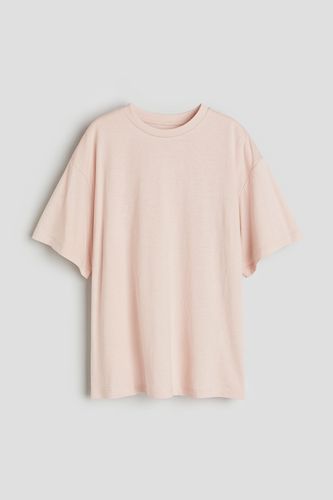 Oversized T-Shirt aus Baumwolljersey Puderrosa, T-Shirts & Tops in Größe 146/152. Farbe: - H&M - Modalova