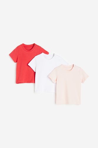 Er-Pack Baumwoll-T-Shirts Knallrot/Hellrosa, T-Shirts & Tops in Größe 62. Farbe: - H&M - Modalova