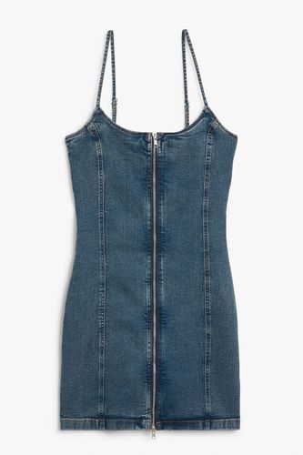 Bodycon-Minikleid aus Denim Blau, Alltagskleider in Größe M. Farbe: - Monki - Modalova
