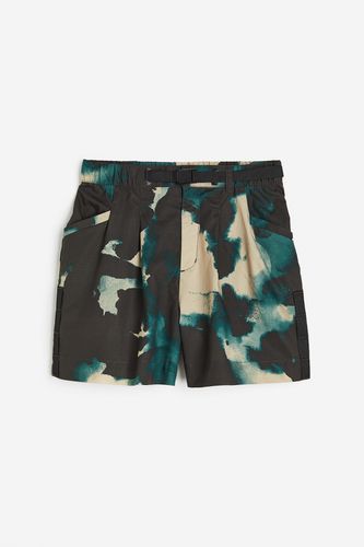 Wasserabweisende Outdoor-Shorts Dunkeltürkis/Gemustert, Sport-Shorts in Größe XS. Farbe: - H&M - Modalova