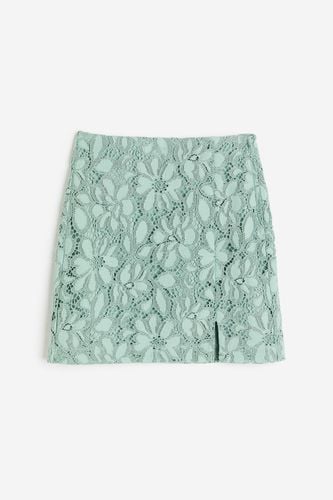 Minirock aus Spitze Mintgrün, Röcke in Größe 34. Farbe: - H&M - Modalova