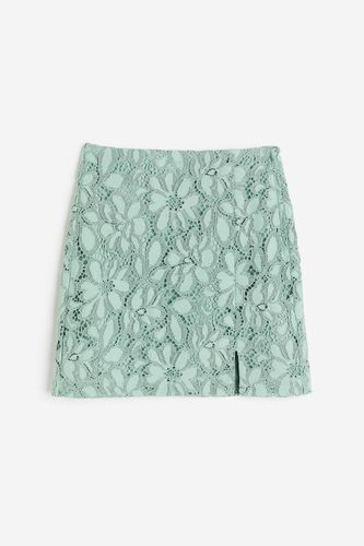 Minirock aus Spitze Mintgrün, Röcke in Größe 40. Farbe: - H&M - Modalova