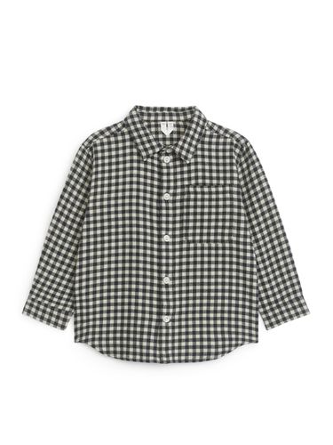Kariertes Flanellhemd Schwarz/Weiß, Hemden & Blusen in Größe 128. Farbe: - Arket - Modalova