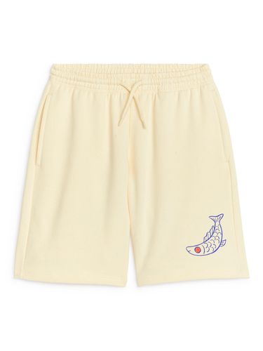 Shorts mit Printdetail Blassgelb in Größe 122/128. Farbe: - Arket - Modalova