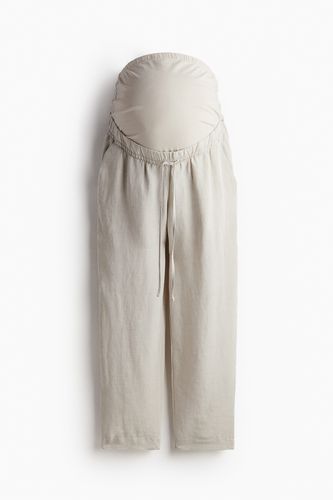 MAMA Hose aus Leinenmix Hellbeige, Unterwäsche in Größe XL. Farbe: - H&M - Modalova