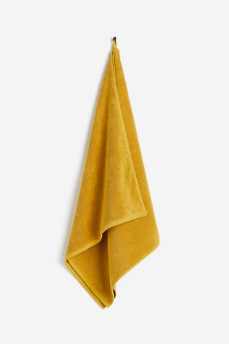Badehandtuch aus Frottee Senfgelb, Handtücher in Größe 70x140 cm. Farbe: - H&m Home - Modalova