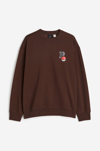 Sweatshirt in Loose Fit Braun/Pokémon, Sweatshirts Größe M. Farbe: - H&M - Modalova