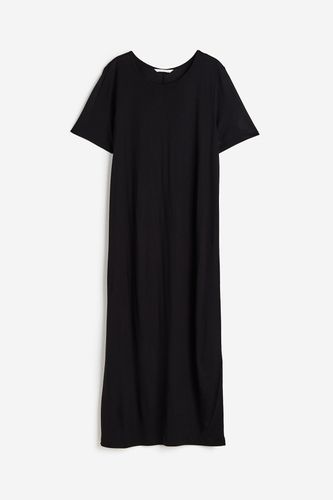 T-Shirt-Kleid Schwarz, Alltagskleider in Größe XS. Farbe: - H&M - Modalova