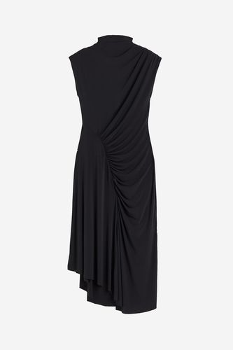 Drapiertes Jerseykleid Schwarz, Alltagskleider in Größe S. Farbe: - H&M - Modalova