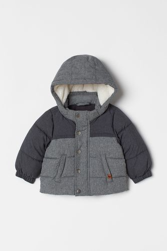 Wattierte Jacke Graumeliert/Blockfarben, Regen- & Funktionsjacken in Größe 68. Farbe: - H&M - Modalova