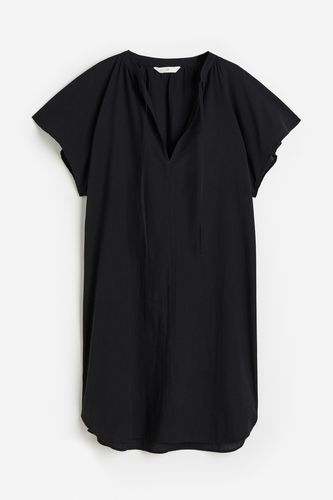 Tunikakleid aus Baumwolle Schwarz, Alltagskleider in Größe S. Farbe: - H&M - Modalova